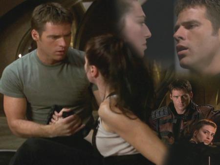 Aeryn et Crichton.