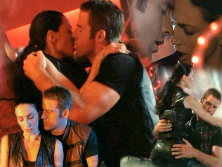 Aeryn et Crichton.
