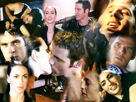 Aeryn et Crichton.