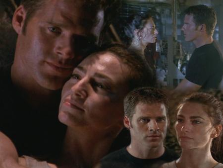 Aeryn et Crichton.