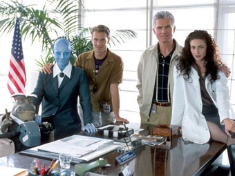 Ca c'etait dans un episode tres particulier de la serie...